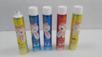 Tubo laminado do revestimento do CAL do plástico alumínio metálico para o empacotamento do gel do dentífrico das crianças