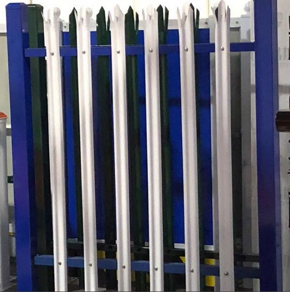 Industrial Perimeter Steel Palisade Fence For Utility Sites And Transport Boundaries