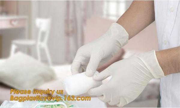 Disposable Latex/Vinyl Medical Examination Gloves,Sterile Powder Free Latex Surgical Gloves 8.0g Medical Use bagease pac