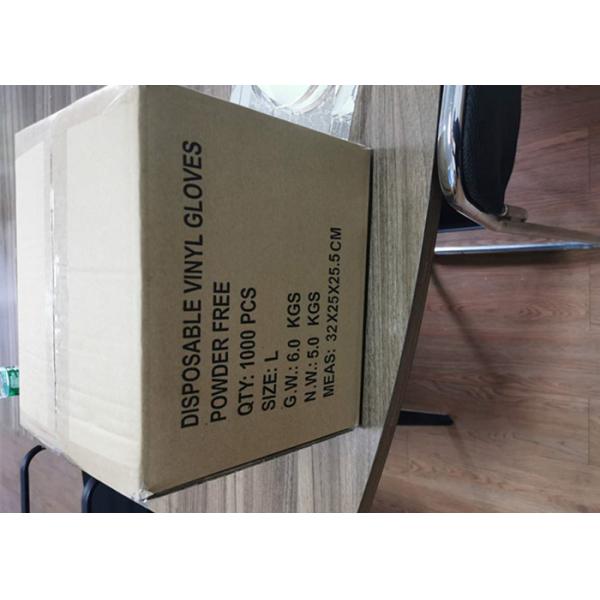 Disposable vinyl glove powder free non rubber pvc material CE Certificated