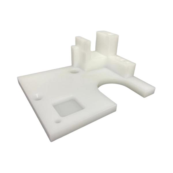 Piezas de fresado de torneado CNC POM blanco personalizadas para el sector de la electrónica de consumo