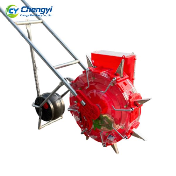 Sturdy Plastic Hand Push Seeder Planter Convenient Uniform Sowing For Home Garden Agriculture