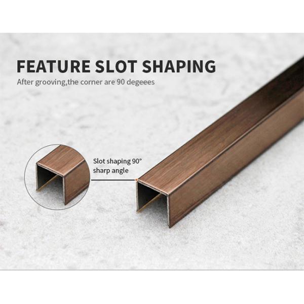 Подгонянная плитка нержавеющей стали вибрации декоративная уравновешивает длину 8mm 2.7m