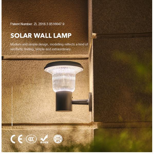 свет стены сада СИД 3000K 6000K солнечный для на открытом воздухе загородки шага