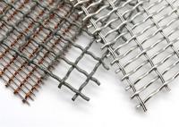 28 mm Tamanho do buraco Tipo plano Crimped Wire mesh tecido