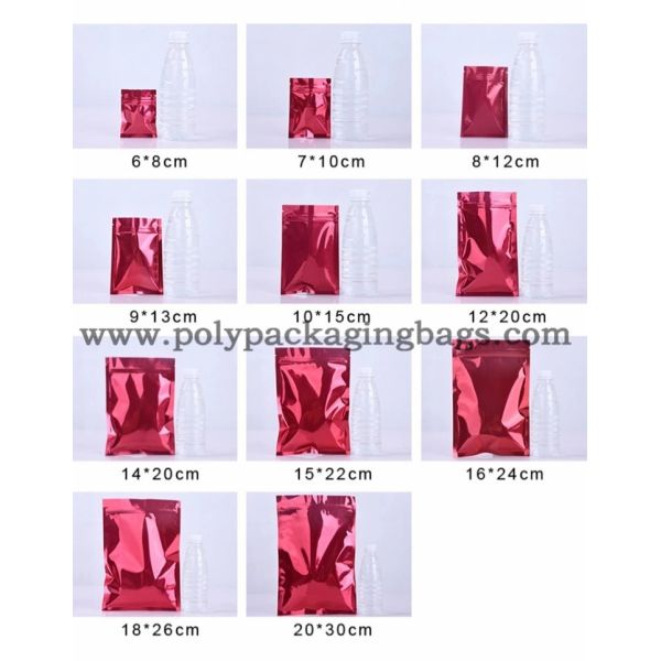 Food Packaging Stand Up Zip Lock Aluminum Foil Bag