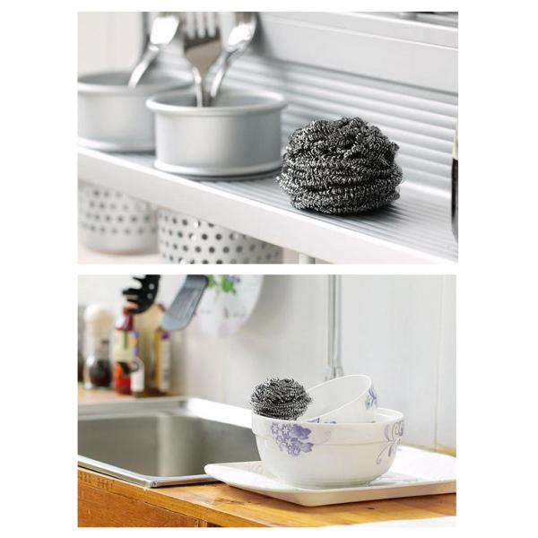 Spiral Design Stainless Steel Scrubber Pads For Home And Kitchen Cleaning