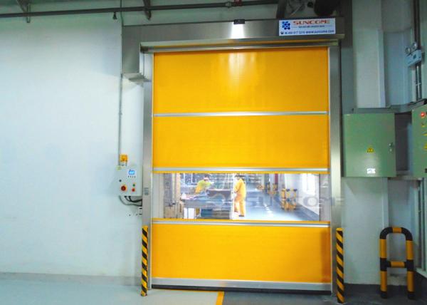 Electric Interior Industrial High Speed PVC Rolling Door Automatic Fast Roll Up Door