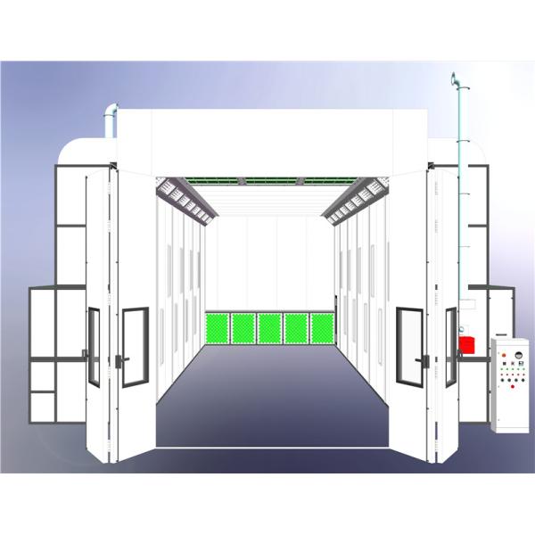 15m Bus Spray Booth Semi - Down Draft Extraction OEM