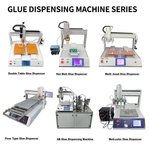 3-axis AB Epoxy Automatic Glue Spraying Machine Electrically Driven Auto Mixing System for Bottle Domng
