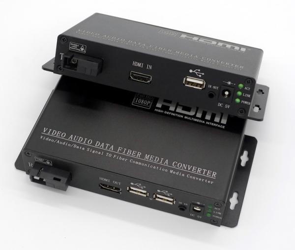 OEM/Beyondopto HDMI/DVI + USB(keyboard + mouse) + IR signal over KVM fiber converter