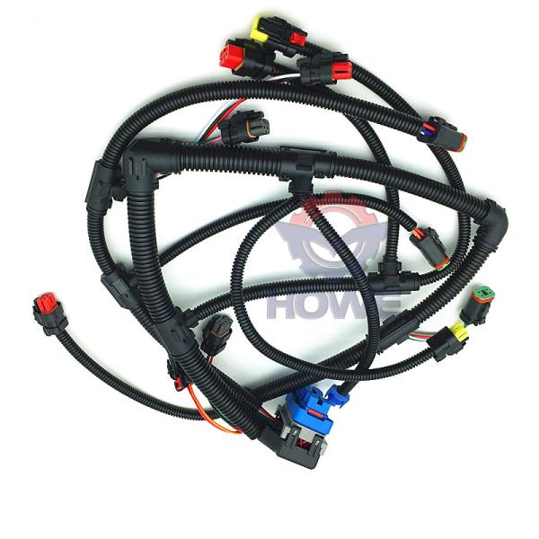 E320D E323D Partes de linhas de escavadeira C6.6 Arnês de fiação do motor para instalações de fabrico