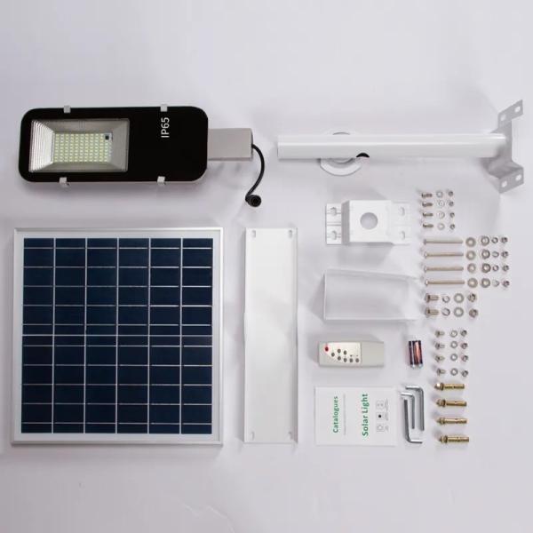 180W Iluminación eficiente y confiable Iluminación solar LED exterior Iluminación callejera con IP67