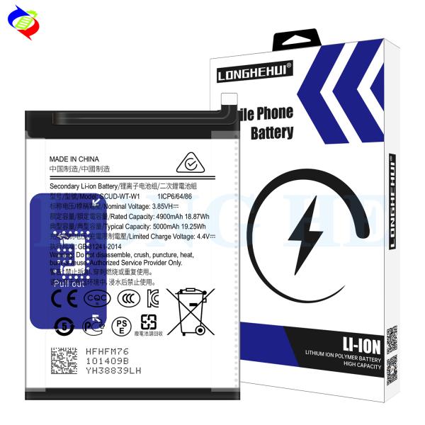 Protección de doble IC 5000mAh 3.85V Batería recargable para SAM A22 F42 5G SCUD-WT-W1