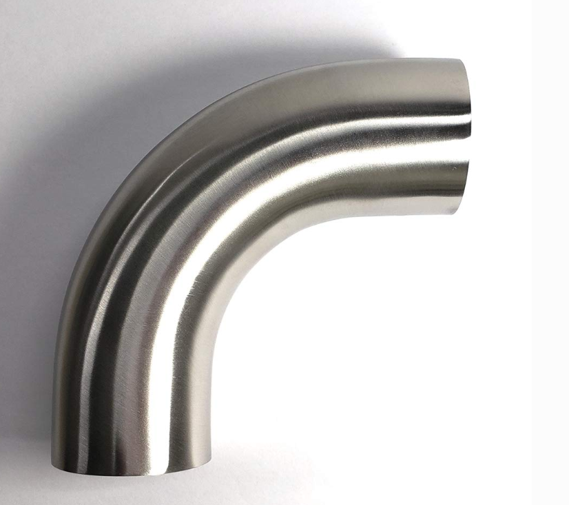1.5D CLR 90 Degree Mandrel Bent Tube 304 Stainless Steel Exhaust Pipe Bend for Custom Fabrication