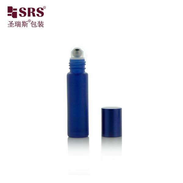Glass Roll on Bottle with Metal Ball Leak Proof Design Color Customization Available