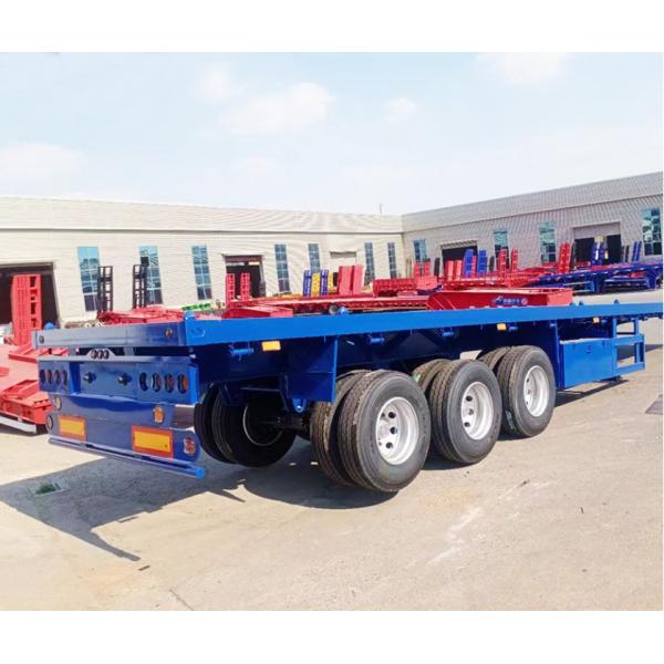 Настраиваемый тяжелый полуприцеп с плоской грузоподъемностью 30-60 тонн