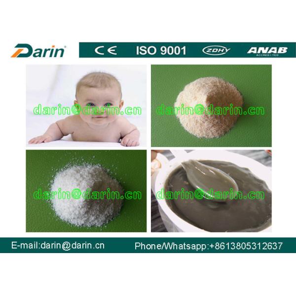 Máquina nutritiva totalmente automático da extrusora do alimento do pó, máquina da extrusora do arroz