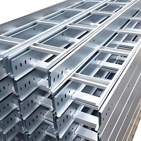 High Corrosion Resistance Ladder Cable Tray Width 100mm-1000mm And Height 50mm-150mm