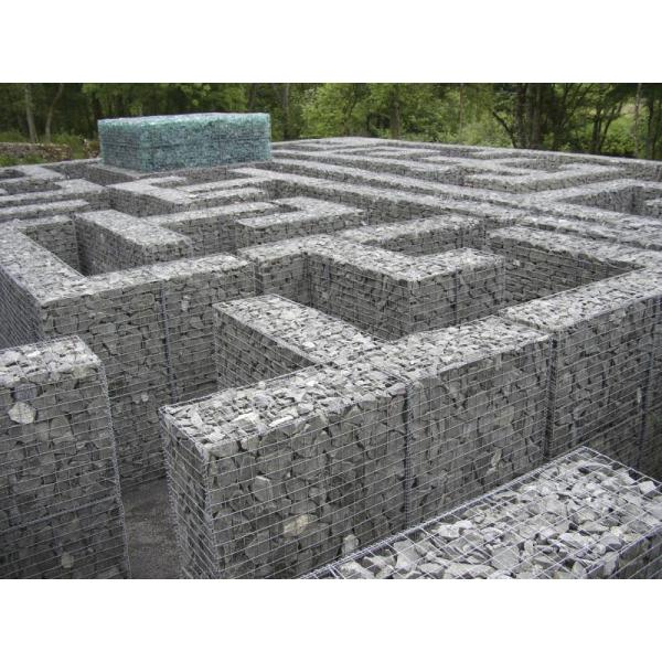 ISO14001 гальванизировало сваренную корзину сетки Gabion