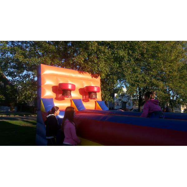 Бег спички тяги ПВК раздувной, Бунге, который побежали с обручами баскетбола для конкуренции