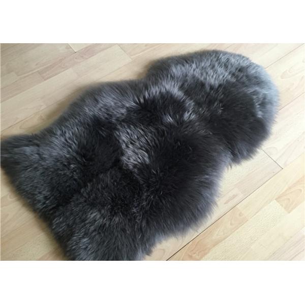 Реальная чернота половика молитве овчины Австралии серая покрасила половик шерстей Ламбскин длинный