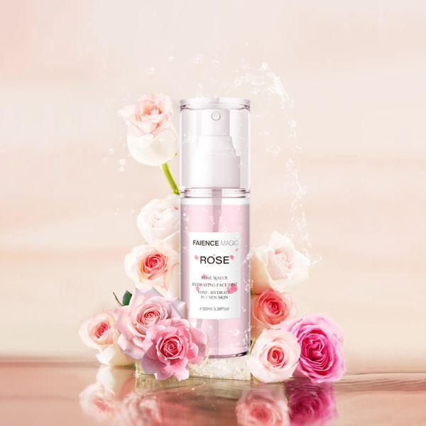 FSMF Factory Outlet Female Home Use Antioxidant Moisturizer Hydrating Rose Water Face Tone Before Makeup Tone Acne Spray