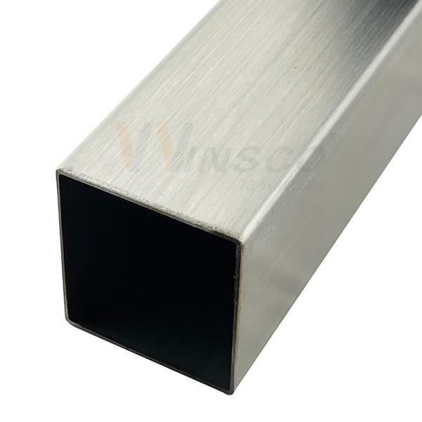 1.2mm-3.5mm espessura tubo de aço inoxidável quadrado espelho superfície de cetim 50mmx50mm tubo de aço inoxidável 201 304 316 grau