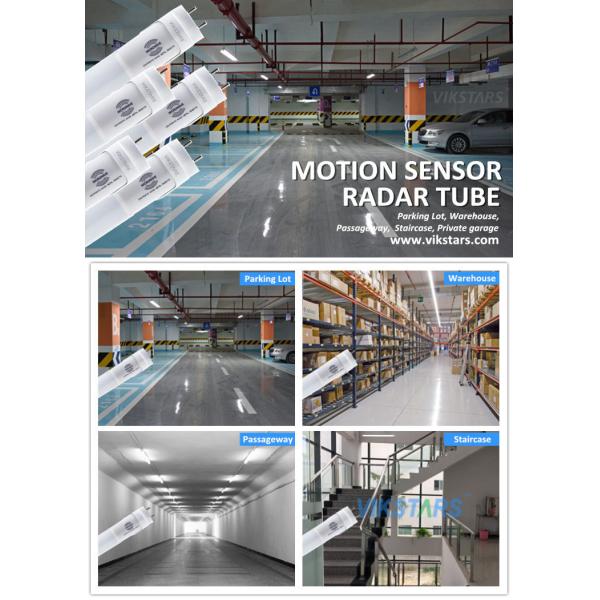 2 крытого фута угла пучка IP44 810lm света 180deg трубки СИД датчика движения