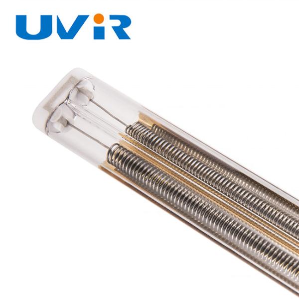 5250W Medium Wave Infrared Quartz Tube Lamp Gold Coated