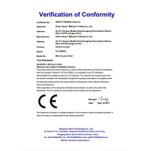 Green Import ＆Export Trading Co.,Ltd. Certificaciones