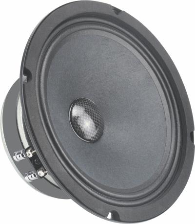 10midrange speaker ME10G2,  200wrms, 2'' voice coil, 4 ohms, freq. response: 81-9KHz, Sensitivity: 96.4dB