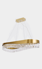 Шкентели приведенные Dia40cm Dia80cm 1100lm потолочных освещений крытого лобби роскошные