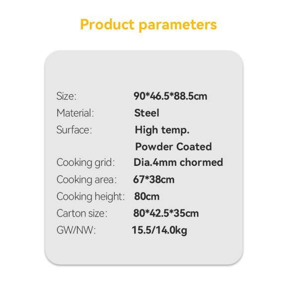 Стальная курильщица Ротиссери Барбекю Грилл Машина угольный барбекю газовый гриль для идеального барбекю