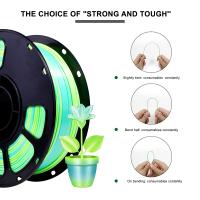 Strong Toughness High Strength Gradient PLA+ Filament Blue Green  for 3D Printing Filament