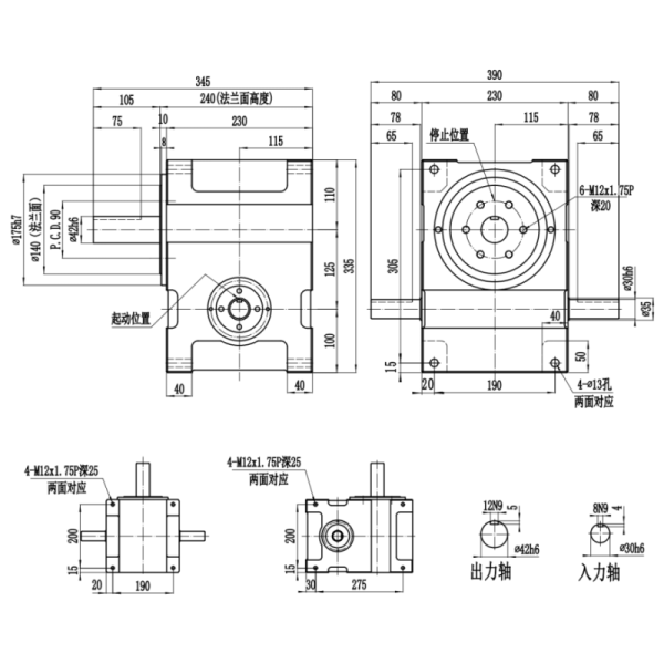 Standard Cam Indexers In Automation Fixed With Shaft Flange Type Design For Enhanced Rigidity And High Precision