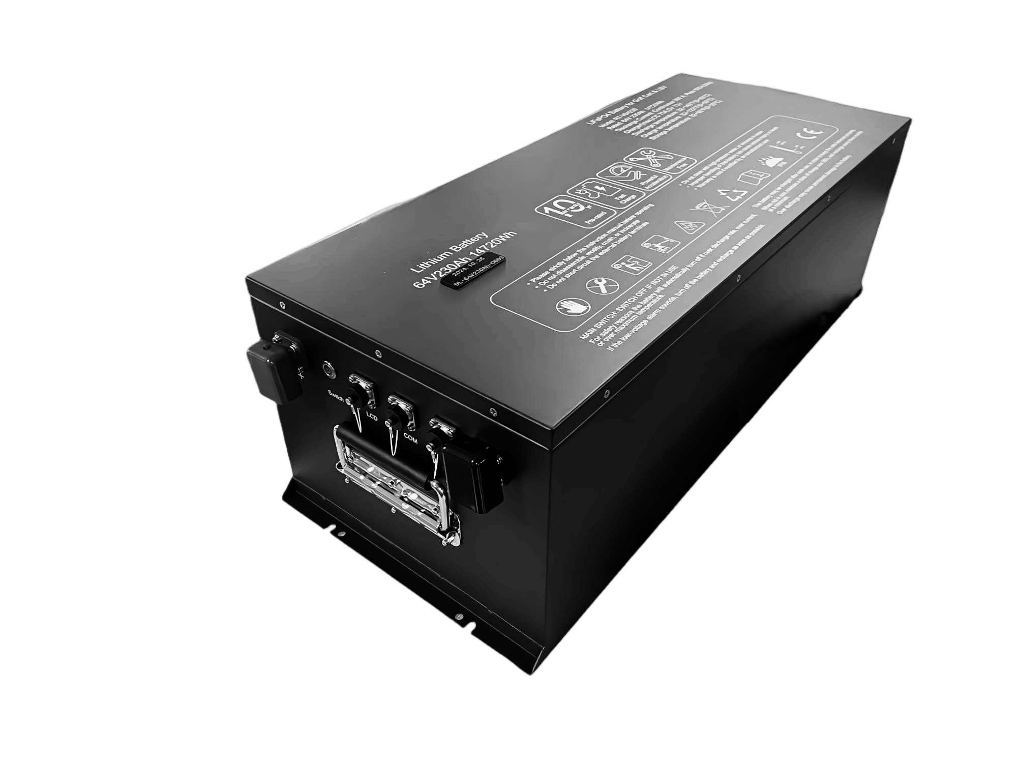 12.8V 200Ah LiFePO4 Boat Battery with Long Cycle Life and Intelligent Battery Management System