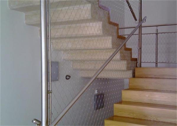 Reliable Stainless Steel Balustrade Mesh Impact Resistant For Protecting People