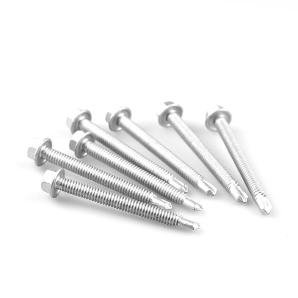 Ruspert Finish Stainless Steel Hex Head Self Drilling Screws for Electrical Appliances