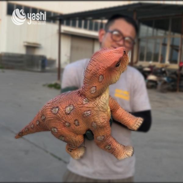 Interactive Baby Dinosaur Hand Puppet for Family School Events Theme Park Displays