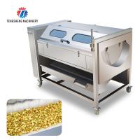 Equipo de los productos agrícolas 1500KG/H, raíz y tronco pelando la máquina de limpieza, limpieza de herradura y mac del retiro del fango