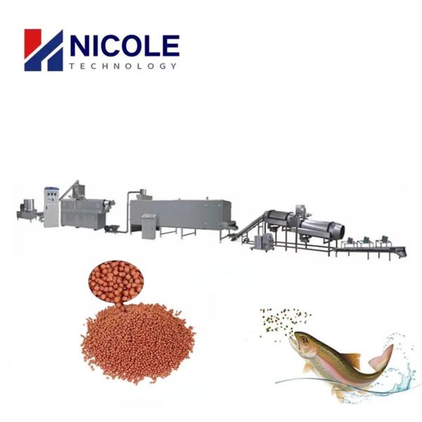 Floating Fish Feed Production Line Pellets Fish Food Making Machine Extruder