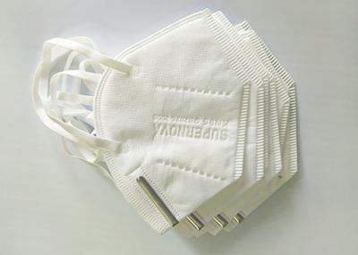 Safety Disposable KN95 Anti Dust Earloop Face Masks Multi Layer Protection Design