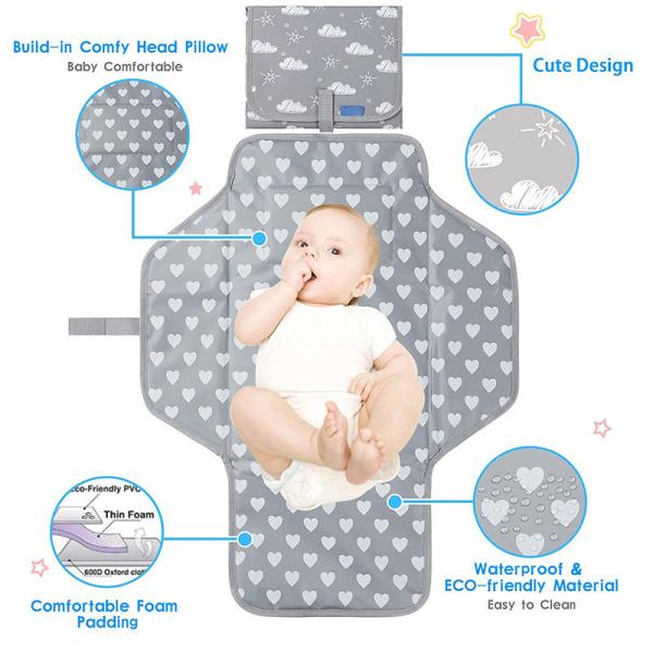 51*66CM/20.08*25.98in Baby Heating Pad with Heat Source Far-infrared Heater Nylon