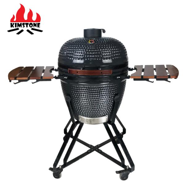 KIMSTONE   23.5 Inch Smoker Barbecue Grills Kamado Joe Cooking Ceramic Bbq