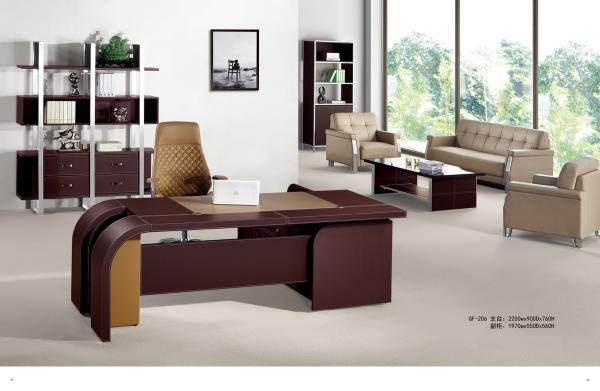 luxury office executive leather table furniture/luxury leather office executive desk