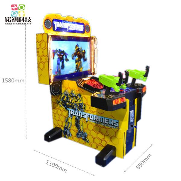 Gun Games Shooting Arcade Machine 2P Transformer Style With 32 Inches Display