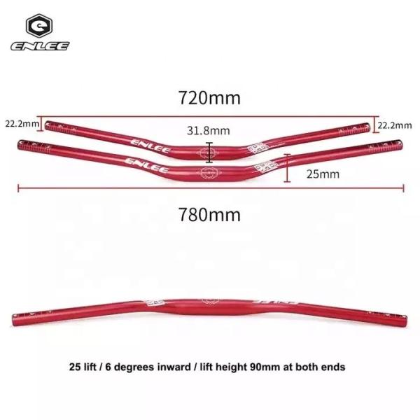330g/353g Aluminum Alloy Bicycle Handlebar 31.8*720/780mm for Mountain Bike Enthusiasts