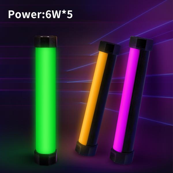 Карман носит изменение цвета 6w привел набор Rgb полного цвета света 2700k 7500k трубки на открытом воздухе видео- освещая