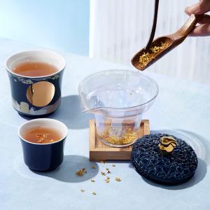 Prêt à l'expédition en stock Aliments sûrs Changement de couleur Ceramique Set de thé de café